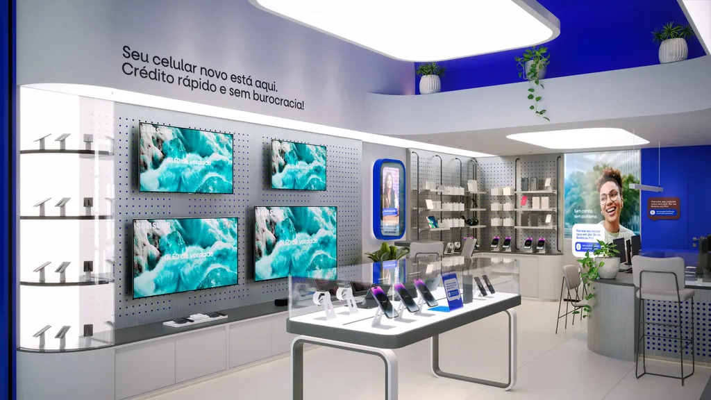 Expositores de Smart TV da Odres Tech