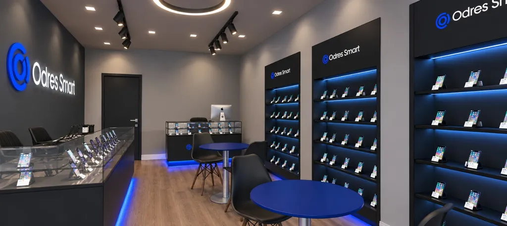Interior da loja Odres Smart