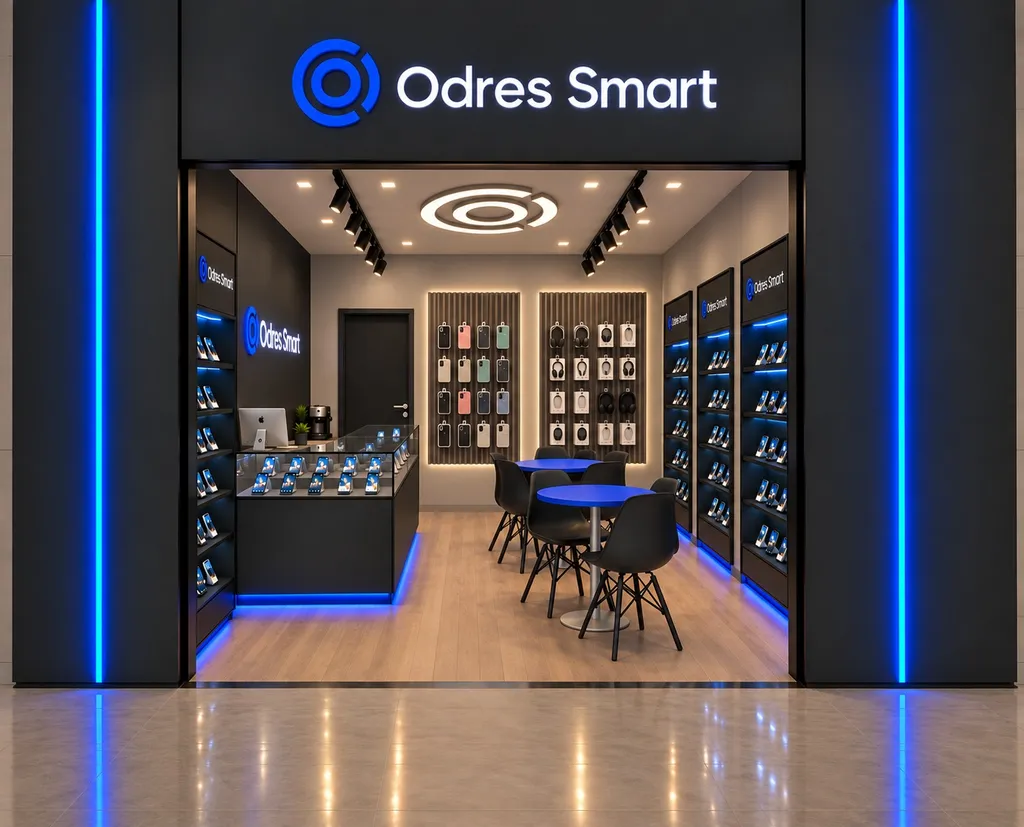 Fachada de uma loja Odres Smart